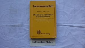 Bild des Verkufers fr Produktionsverhltnisse in Lateinamerika. Inkareich, Hispanoameriaknische Kolonisation Und Kapitalistische Entwicklung. Zur Kritik Der Dependenz-Theorie. zum Verkauf von Malota