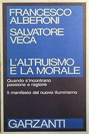 Seller image for L'altruismo e la morale. for sale by FIRENZELIBRI SRL
