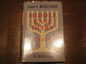 Seller image for MIDDLE EAST DIARY - 1917-1956 for sale by Hawkridge Books