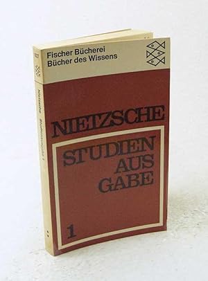 Seller image for Friedrich Nietzsche. [Studienausgabe in 4 Bnden] : Band 1 / Friedrich Nietzsche. [Hrsg.] Hans H. Holz for sale by Versandantiquariat Buchegger