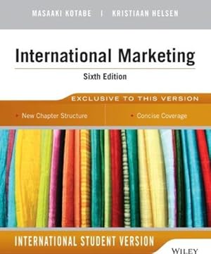 Seller image for INTERNATIONAL EDITION---Global Marketing Management, 6th edition for sale by READINGON LLC