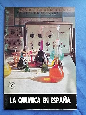Imagen del vendedor de La qumica en Espaa a la venta por Perolibros S.L.