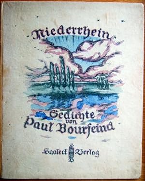 Bild des Verkufers fr Niederrhein. Gedichte. zum Verkauf von Antiquariat Blschke