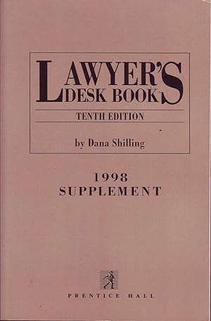 Seller image for Lawyer's Desk Book: 1998 Supplement for sale by Mr Pickwick's Fine Old Books