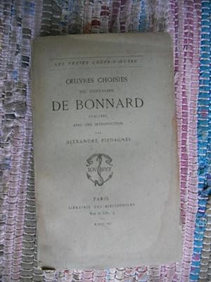 Seller image for Oeuvres choisies du Chevalier de Bonnard - Publiees avec une introduction par Alexandre Piedagnel for sale by Frederic Delbos