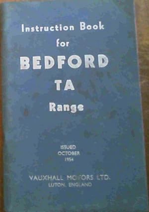 Instruction Book for Bedford TA Range