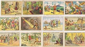 HISTORIA DE LA VIDA DE D. MIGUEL DE CERVANTES - Colección completa de 20 cromos