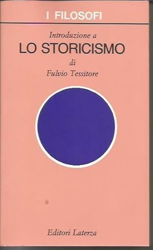 Imagen del vendedor de Introduzione a lo storicismo (I filosofi) (Italian Edition) a la venta por Bookfeathers, LLC