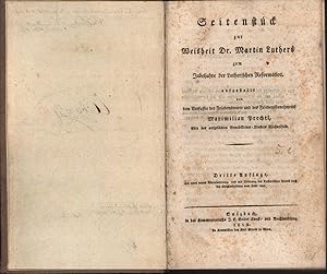 Bild des Verkufers fr Seitenstck zur Weisheit Dr. Martin Luthers zum Jubeljahre der Lutherischen Reformation, zum Verkauf von Antiquariat Kastanienhof