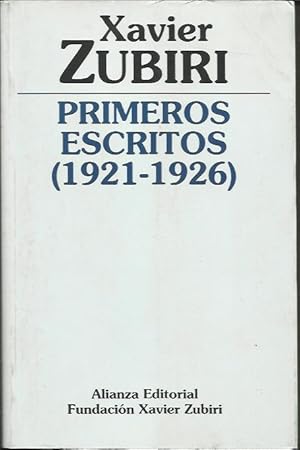 Primeros Escritos( 1921-1926 )