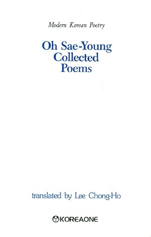 Oh Sae-Young : Collected Poems