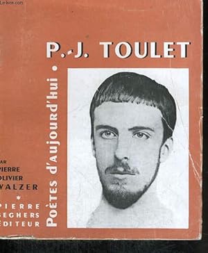 Bild des Verkufers fr P.J. TOULET - Collection Potes d'aujourd'hui n 42 zum Verkauf von Le-Livre