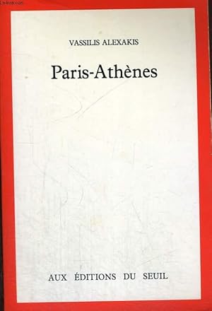 Image du vendeur pour Paris-Athnes mis en vente par Le-Livre