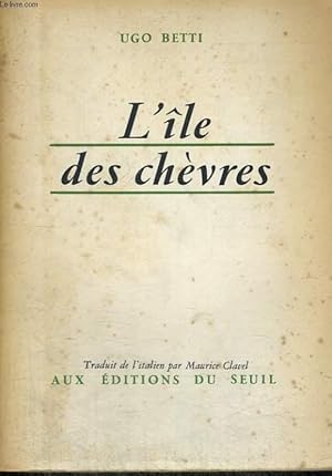 Image du vendeur pour L'le des chvres mis en vente par Le-Livre