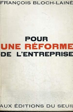 Bild des Verkufers fr Pour une rforme de l'entreprise zum Verkauf von Le-Livre