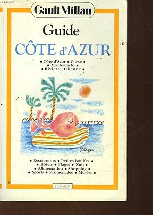 Bild des Verkufers fr GUIDE COTE D'AZUR zum Verkauf von Le-Livre