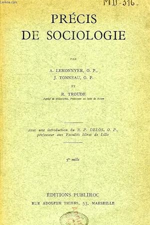Seller image for PRECIS DE SOCIOLOGIE for sale by Le-Livre