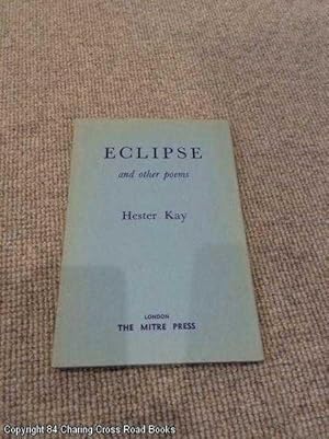 Eclipse and Other Poems (1st edition hardback)
