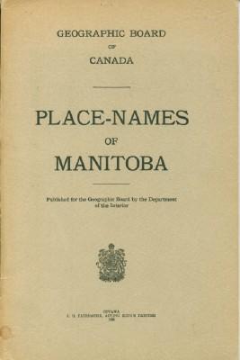 Place-Names of Manitoba