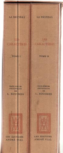 Les caracteres précédés des caractères de theophraste/ vingt huit eaux-fortes originales en coule...