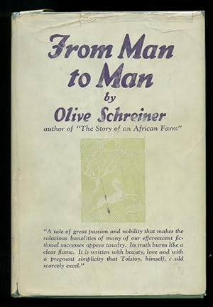 Imagen del vendedor de From Man To Man, Or, Perhaps Only. With an Introduction by S.C. Crownright-Schreiner. a la venta por David Mason Books (ABAC)