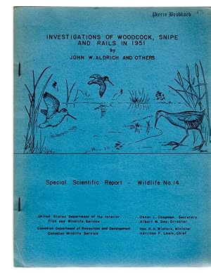 Investigation of Woodcock, Snipe, and Rails, six annual reports 1951 - 1956