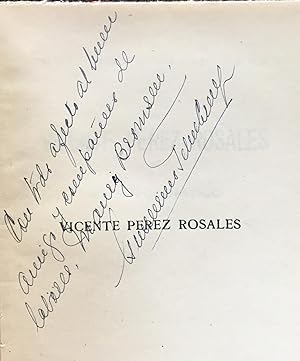 Seller image for Vicente Perez Rosales. Ensayo critico. for sale by Gaabooks