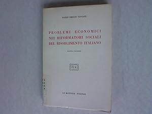 Immagine del venditore per Problemi Economici nei Riformatori Sociali del Risorgimento Italiano. venduto da Antiquariat Bookfarm