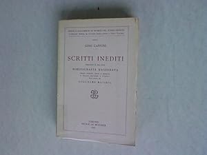 Imagen del vendedor de Scritti Inediti. Studi e Documenti di Storia del Risorgimento XXXIV. a la venta por Antiquariat Bookfarm