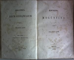 Bild des Verkufers fr Biblioteca Rerum Germanicarum: TOMUS TERTIUS: Monumenta Moguntina. zum Verkauf von books4less (Versandantiquariat Petra Gros GmbH & Co. KG)
