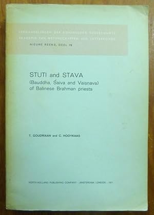 Stuti and Stava: (Bauddha, Saiva and Vaisnava) of Balinese Brahman priests.