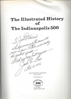 Seller image for SIGNED* The Illustrated History of the Indianapolis 500 for sale by Once Read Books