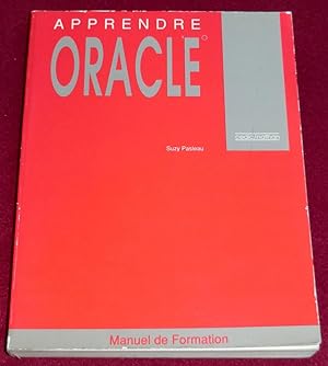 Image du vendeur pour APPRENDRE ORACLE mis en vente par LE BOUQUINISTE