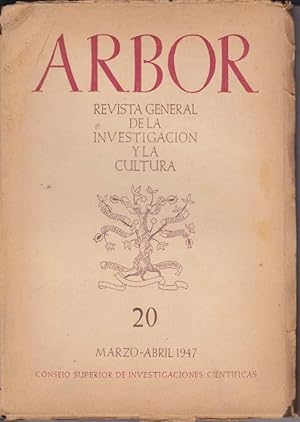 ARBOR, nº 20 - Revista general de investigación y Cultura