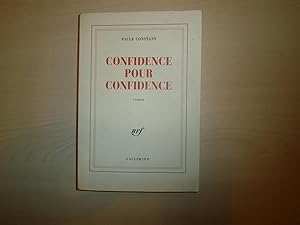 Seller image for CONFIDENCE POUR CONFIDENCE for sale by Le temps retrouv