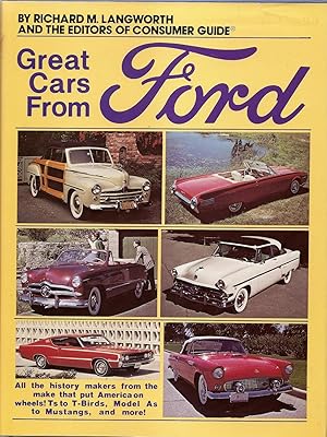 Image du vendeur pour Great Cars from Ford mis en vente par Hockley Books