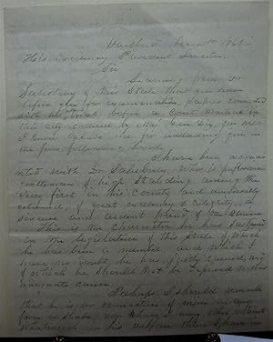 Retained Copy of a Letter to Abraham Lincoln