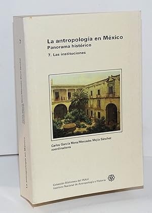 La antropología en México, Panorama histórico: 7. Las instituciones