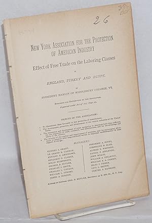 Effect of free trade on the laboring classes in England, Turkey and Egypt