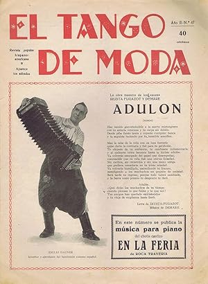 EL TANGO DE MODA. Semanario Popular Hispanoamericano - Año II - nº 47 (24-08-1929)