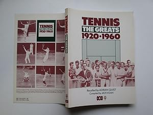 Seller image for Tennis: the greats 1920 - 1960 for sale by Aucott & Thomas