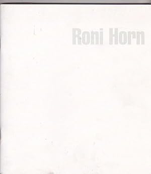 Seller image for Roni Horn for sale by LIBRERA GULLIVER