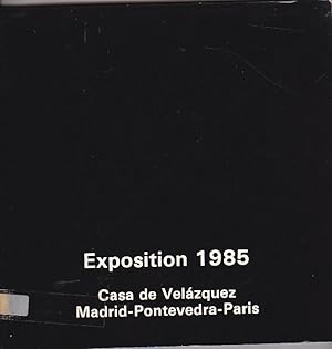 Image du vendeur pour Exposition 1985. Casa de Velzquez. Madrid-Pontevedra-Pars. Bacquet. Calvo. Chauveau. Courteaux. Dufourmantelle. Florentz. Garcin. Mayot. Mazars. Montes. Pougheol. Querioz. Rodrigues. Secheret. Seguela. Tingaud mis en vente par LIBRERA GULLIVER