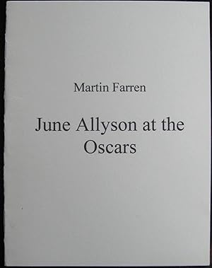Immagine del venditore per June Allyson at the Oscars: [a poem] venduto da James Fergusson Books & Manuscripts