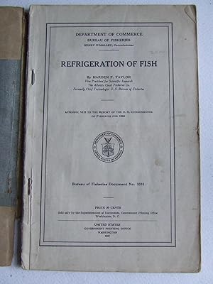 Image du vendeur pour Refrigeration of Fish. Bureau of Fisheries document no.1016. mis en vente par McLaren Books Ltd., ABA(associate), PBFA