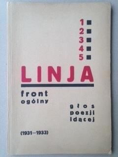 Imagen del vendedor de LINJA - Czasopismo awangardy literackiej - Front Ogolny. a la venta por Le Grand Verre
