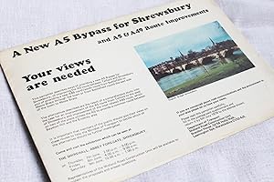 Seller image for New A5 Bypass for Shrewsbury and A5 and A49 Route Improvements Consultation Document 1979 for sale by Oswestry Market Books