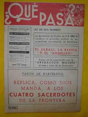 QUÉ PASA. Semanario independiente. Nº 148. Octubre 1966