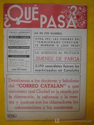 QUÉ PASA. Semanario independiente. Nº 151. Noviembre 1966