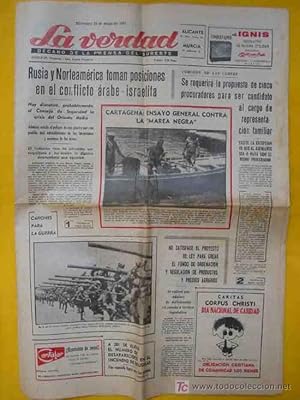 LA VERDAD. Decano de la Prensa del Sureste. Mayo 1967